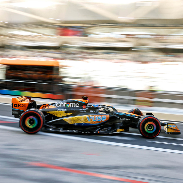 British American Tobacco - Velo front and centre at McLaren F1 car