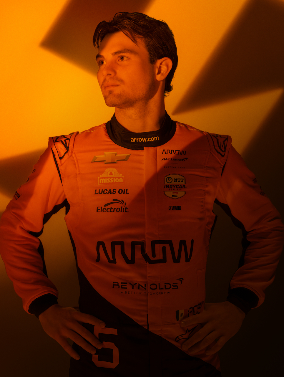 Pato O’Ward Arrow McLaren '23 IndyDriver 2023 Pato OWard #5 Arrow McLaren Triple Crown Dallara IR18