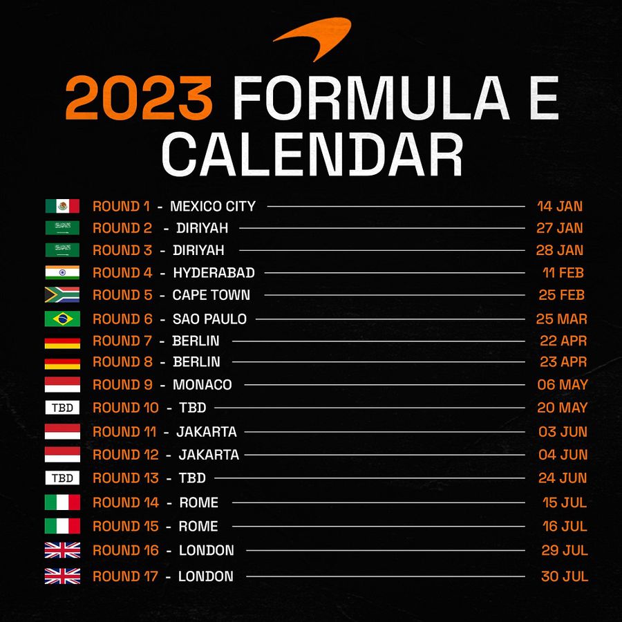 2023 FE calendar confirmed 2023 FE calendar confirmed